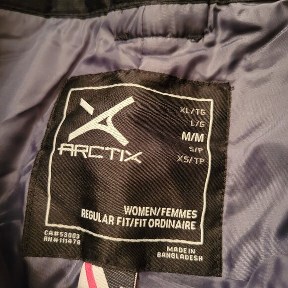 Arctix Black Snow Pants M Waterproof Wind Resistant Insulated ThermaTech Breatha - Picture 3 of 11